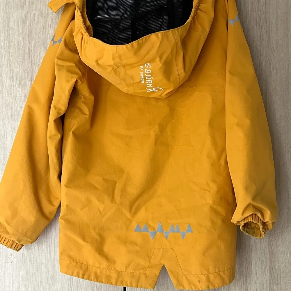 Yellow Shell Jacket with Reflective Detail - Picture 5 of 10